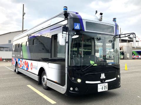 【大阪】万博の来場者輸送を担う舞洲の一般道で国内初のレベル4自動運転バス　Osaka Metro